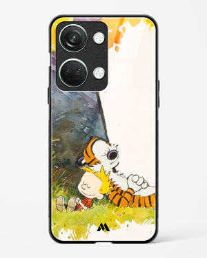 Calvin Hobbes Under Tree Glass Case Phone Cover (OnePlus)