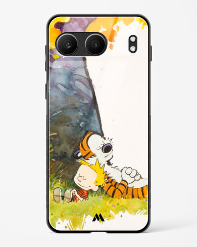 Calvin Hobbes Under Tree Glass Case Phone Cover (OnePlus)