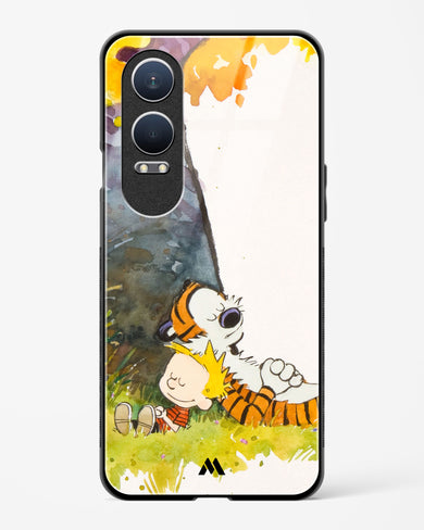 Calvin Hobbes Under Tree Glass Case Phone Cover (OnePlus)