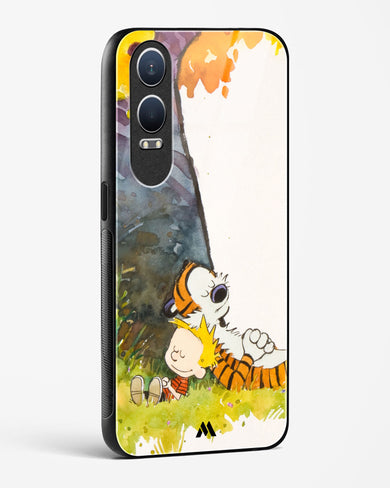 Calvin Hobbes Under Tree Glass Case Phone Cover (OnePlus)