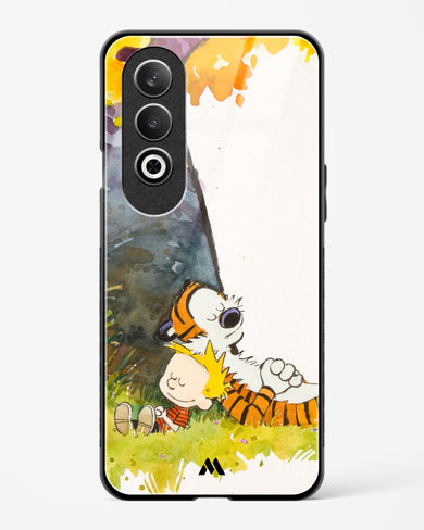 Calvin Hobbes Under Tree Glass Case Phone Cover (OnePlus)