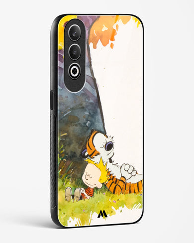 Calvin Hobbes Under Tree Glass Case Phone Cover (OnePlus)