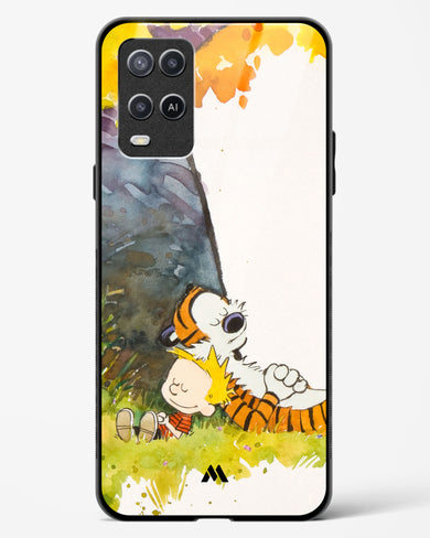 Calvin Hobbes Under Tree Glass Case Phone Cover (Oppo)