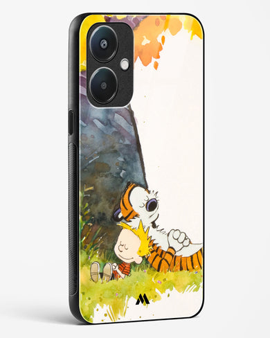 Calvin Hobbes Under Tree Glass Case Phone Cover (Oppo)