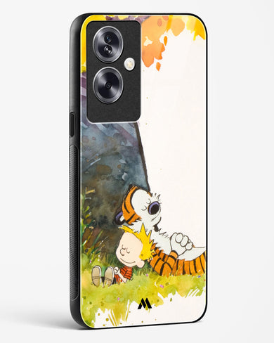 Calvin Hobbes Under Tree Glass Case Phone Cover (Oppo)