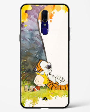 Calvin Hobbes Under Tree Glass Case Phone Cover (Oppo)
