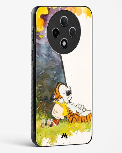 Calvin Hobbes Under Tree Glass Case Phone Cover (Oppo)