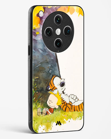 Calvin Hobbes Under Tree Glass Case Phone Cover (Oppo)