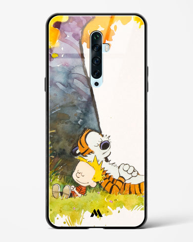 Calvin Hobbes Under Tree Glass Case Phone Cover (Oppo)