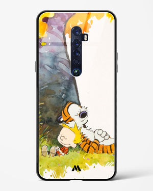 Calvin Hobbes Under Tree Glass Case Phone Cover (Oppo)