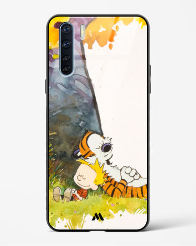 Calvin Hobbes Under Tree Glass Case Phone Cover (Oppo)