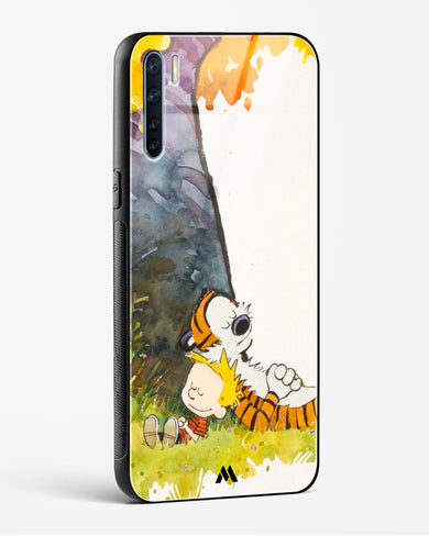 Calvin Hobbes Under Tree Glass Case Phone Cover (Oppo)