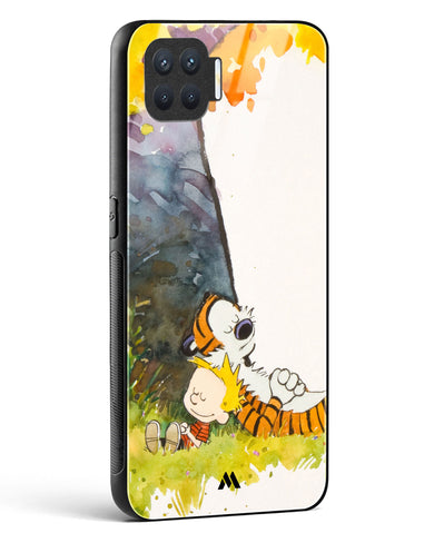 Calvin Hobbes Under Tree Glass Case Phone Cover (Oppo)