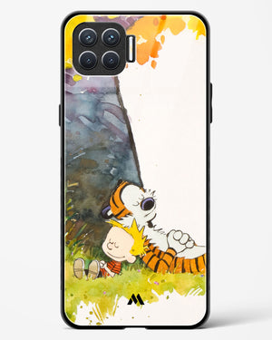 Calvin Hobbes Under Tree Glass Case Phone Cover (Oppo)