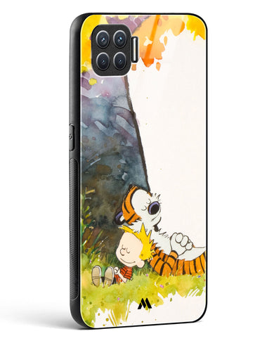Calvin Hobbes Under Tree Glass Case Phone Cover (Oppo)