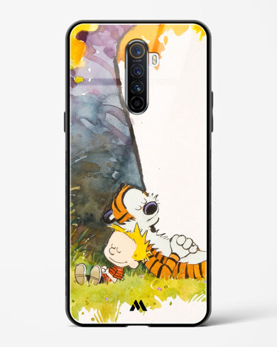 Calvin Hobbes Under Tree Glass Case Phone Cover (Oppo)