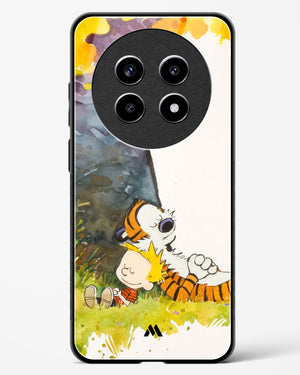 Calvin Hobbes Under Tree Glass Case Phone Cover (Realme)