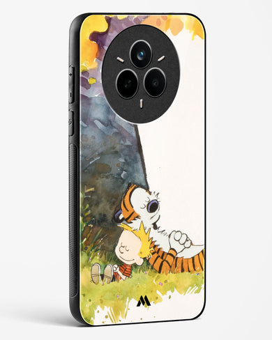 Calvin Hobbes Under Tree Glass Case Phone Cover (Realme)
