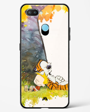 Calvin Hobbes Under Tree Glass Case Phone Cover-(Realme)