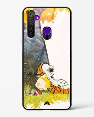 Calvin Hobbes Under Tree Glass Case Phone Cover (Realme)