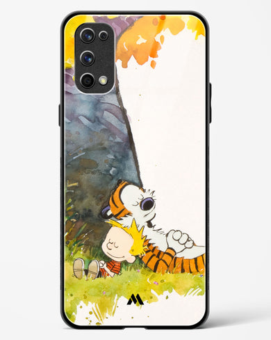 Calvin Hobbes Under Tree Glass Case Phone Cover (Realme)