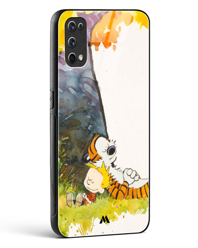 Calvin Hobbes Under Tree Glass Case Phone Cover (Realme)