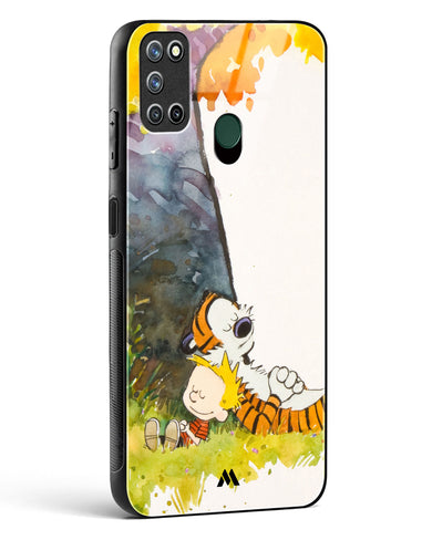 Calvin Hobbes Under Tree Glass Case Phone Cover-(Realme)