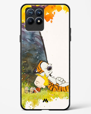 Calvin Hobbes Under Tree Glass Case Phone Cover-(Realme)