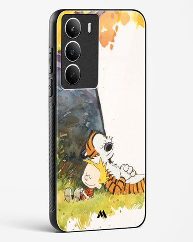 Calvin Hobbes Under Tree Glass Case Phone Cover (Realme)
