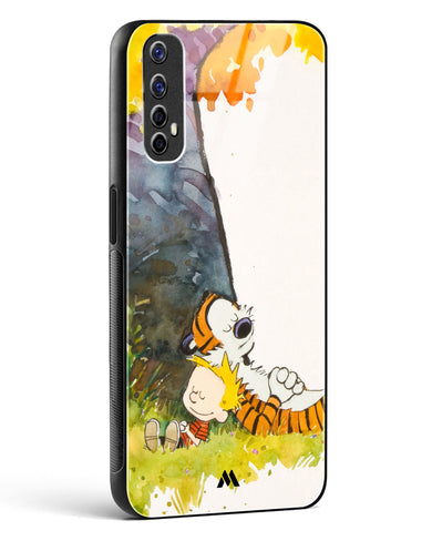 Calvin Hobbes Under Tree Glass Case Phone Cover-(Realme)