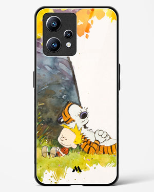 Calvin Hobbes Under Tree Glass Case Phone Cover (Realme)