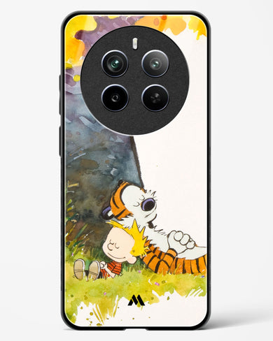 Calvin Hobbes Under Tree Glass Case Phone Cover (Realme)