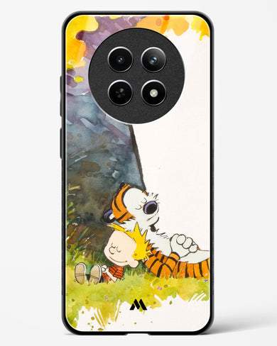 Calvin Hobbes Under Tree Glass Case Phone Cover (Realme)