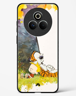 Calvin Hobbes Under Tree Glass Case Phone Cover (Realme)