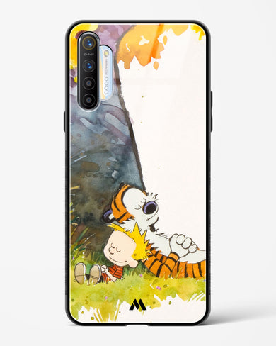 Calvin Hobbes Under Tree Glass Case Phone Cover (Realme)