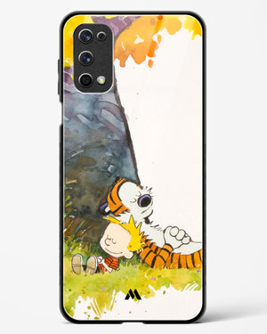 Calvin Hobbes Under Tree Glass Case Phone Cover (Realme)