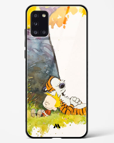 Calvin Hobbes Under Tree Glass Case Phone Cover-(Samsung)