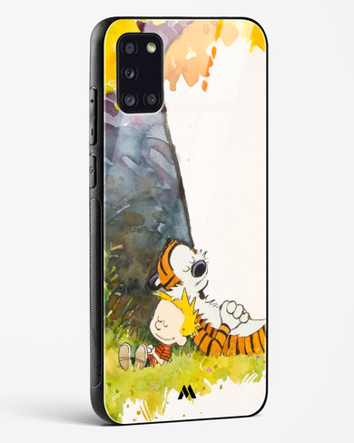 Calvin Hobbes Under Tree Glass Case Phone Cover-(Samsung)