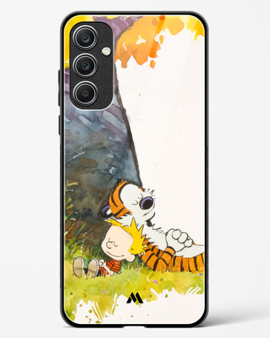 Calvin Hobbes Under Tree Glass Case Phone Cover (Samsung)