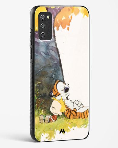 Calvin Hobbes Under Tree Glass Case Phone Cover (Samsung)
