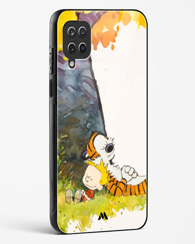 Calvin Hobbes Under Tree Glass Case Phone Cover-(Samsung)