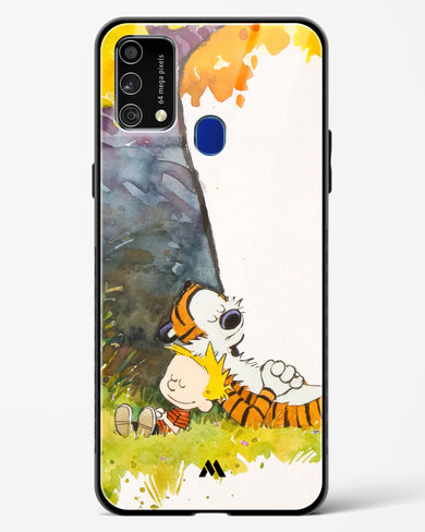 Calvin Hobbes Under Tree Glass Case Phone Cover-(Samsung)