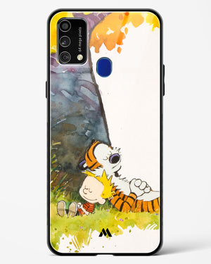 Calvin Hobbes Under Tree Glass Case Phone Cover (Samsung)