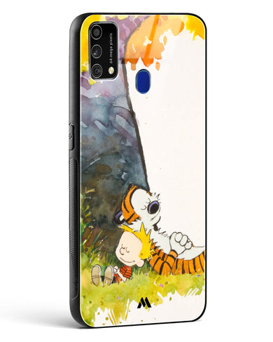 Calvin Hobbes Under Tree Glass Case Phone Cover-(Samsung)