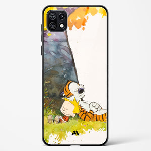 Calvin Hobbes Under Tree Glass Case Phone Cover (Samsung)