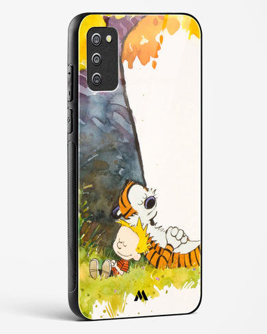 Calvin Hobbes Under Tree Glass Case Phone Cover (Samsung)