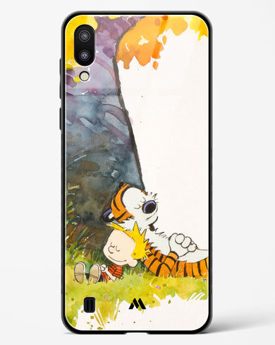 Calvin Hobbes Under Tree Glass Case Phone Cover-(Samsung)