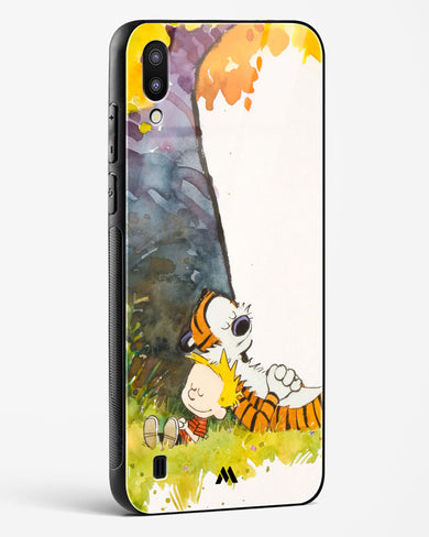 Calvin Hobbes Under Tree Glass Case Phone Cover-(Samsung)