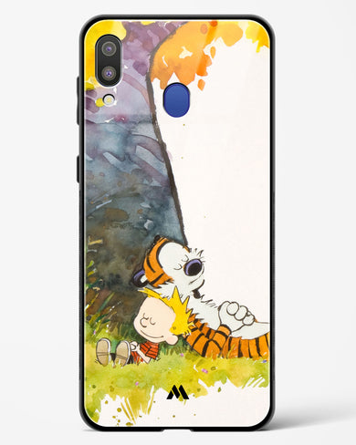 Calvin Hobbes Under Tree Glass Case Phone Cover-(Samsung)