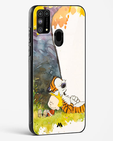 Calvin Hobbes Under Tree Glass Case Phone Cover-(Samsung)